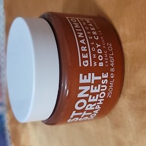 NEW Stone Street Soaphouse Geranimo Wholesome Body Cream